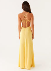 Joanie Maxi Dress - Yellow