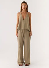 Josephina Pant - Sand Brown