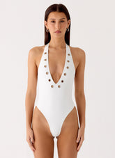 Jovi One Piece Swimsuit - White
