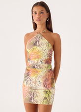 Just Right Mini Dress - Mystique Leopard