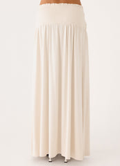 Kelli Hardware Maxi Skirt - Cream