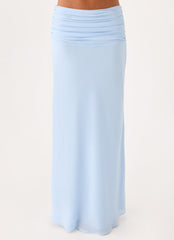 Lauretta Maxi Skirt - Baby Blue