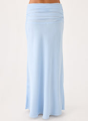 Lauretta Maxi Skirt - Baby Blue