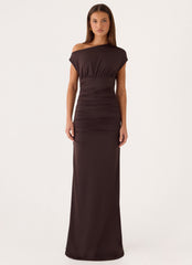 Liana Maxi Dress - Chocolate