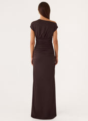 Liana Maxi Dress - Chocolate