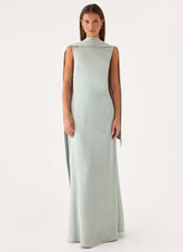 Line By Line Maxi Dress - Sage