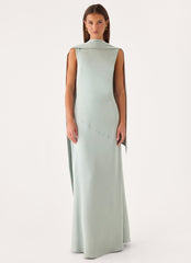 Line By Line Maxi Dress - Sage