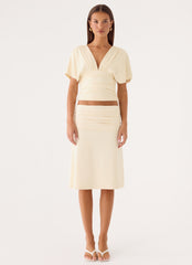 Lorelei Top - Soft Butter Yellow