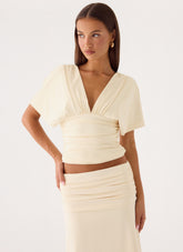 Lorelei Top - Soft Butter Yellow