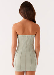 Love Affair Mini Dress - Sage