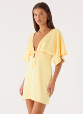 Love On You Mini Dress - Baby Yellow