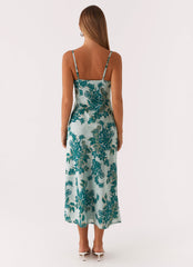 Love Song Midi Dress - Cloud Nine Floral