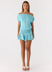 Lowey Mini Dress - Pale Blue