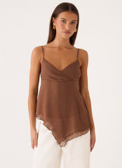 Lurbua Cami Top - Chocolate