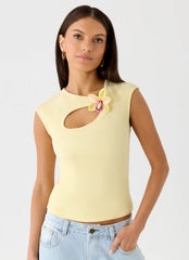Luxie Top - Yellow