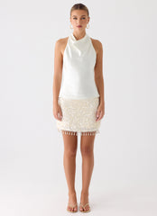 Malani Top - White