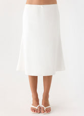 Marquas Midi Skirt - White