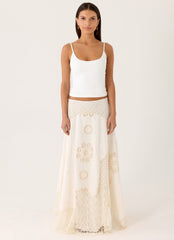 Marzia Maxi Skirt - Ivory