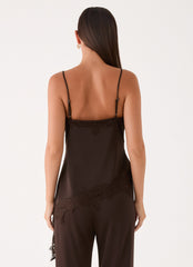 Melisana Cowl Top - Chocolate