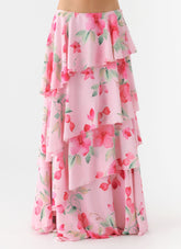 Melody Remedy Tiered Maxi Skirt - Petal Soleil