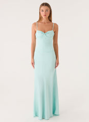 Merritt Maxi Dress - Aqua