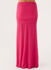 Miyah Maxi Skirt - Berry