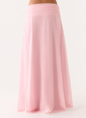 Natalya Maxi Skirt - Pink