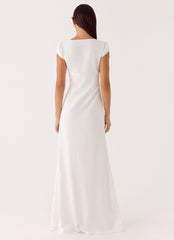 Never Really Over Maxi Dress - White