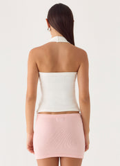 Neverland Mini Skirt - Baby Pink