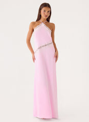 Orvian Maxi Dress - Pink