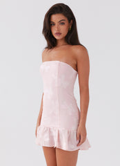 Young Heart Mini Dress - Pink Petal