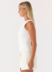 Play For It Top - Ivory