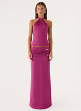 Rosanna Maxi Skirt - Plum