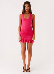 Sadia Mini Dress - Fuchsia