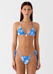 Saga Bead Bikini Bottom - Indigo Garden