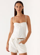 Samah Top - White