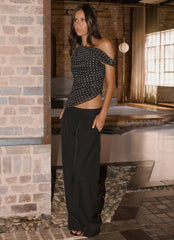 Samuel Low Rise Suiting Pants - Black