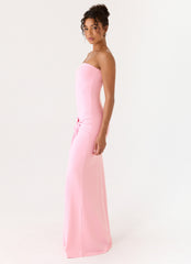 Sandrine Strapless Maxi Dress - Pink