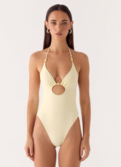 Santiago One Piece Swimsuit - Yellow