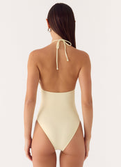 Santiago One Piece Swimsuit - Yellow