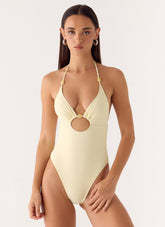 Santiago One Piece Swimsuit - Yellow