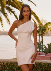Sarielle Corset Mini Dress - Off White