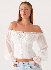 Serelith Top - White