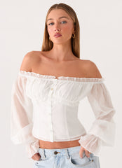 Serelith Top - White