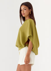 Serena Top - Fern Green