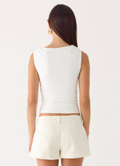 Short Notice Top - White