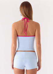 Solaryn Halter Top - Blue