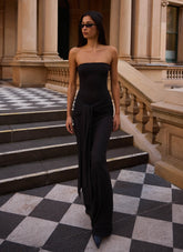 Stole My Heart Maxi Dress - Black
