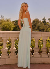 Tayana Corset Top - Pistachio