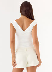 Times Two Top - White